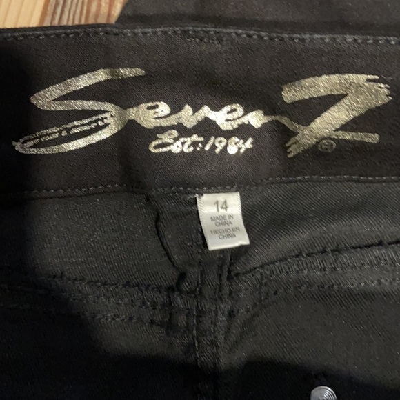 High rise skinny 7 jeans size 14 - Picture 8 of 8